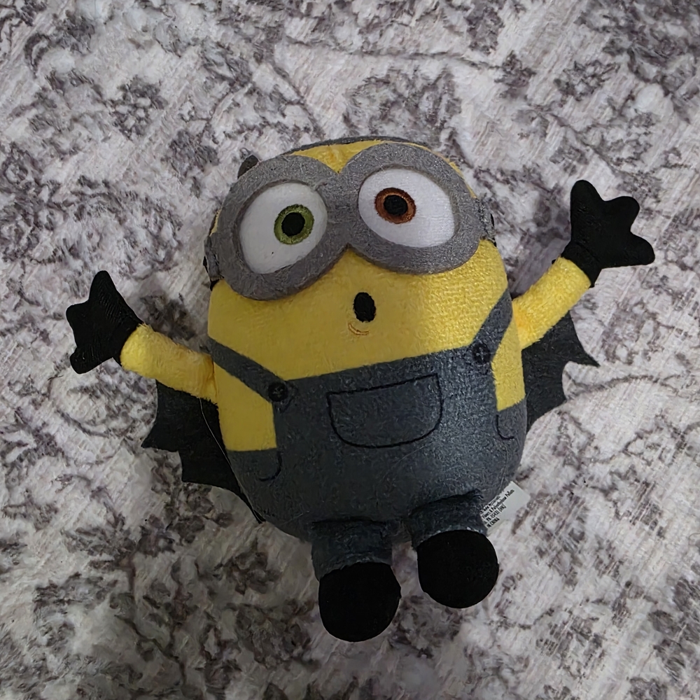 Ty Yellow and Gray Minion Stuffed Toy